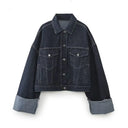 Completo Denim Donna Nero - Old Money®