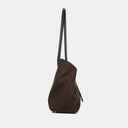 Borsa Donna Effetto Lana Marrone - Old Money®