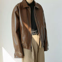Giacca Casual in pelle Uomo - Old Money®