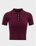 Maglietta Polo Donna - A Ribbed Preppy - Old Money®