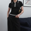 Maglietta Polo Donna - A Ribbed Preppy - Old Money®