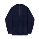 Maglione con Mezza Zip a Collo Alto - Old Money®